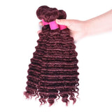 3Pcs Deep Wave Virgin Human Hair Bundles