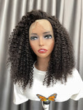 Super Full Jerry Curl 13x4 Lace Wig - 200% density