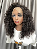 Super Full Jerry Curl 13x4 Lace Wig - 200% density