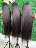 Super Long Transparent/ HD Virgin Hair - 250% density