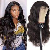 Trendy Body Wave Lace Closure Wig - 200% density