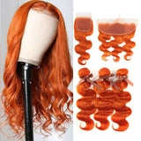 Glueless Ginger Loose Wave Lace  Wig 180% density