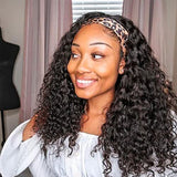 Throw & Go Headband Waterwave Wig