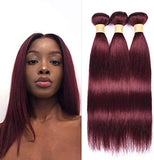 Glueless Undetectable Burgundy Lace Wig - 180% density